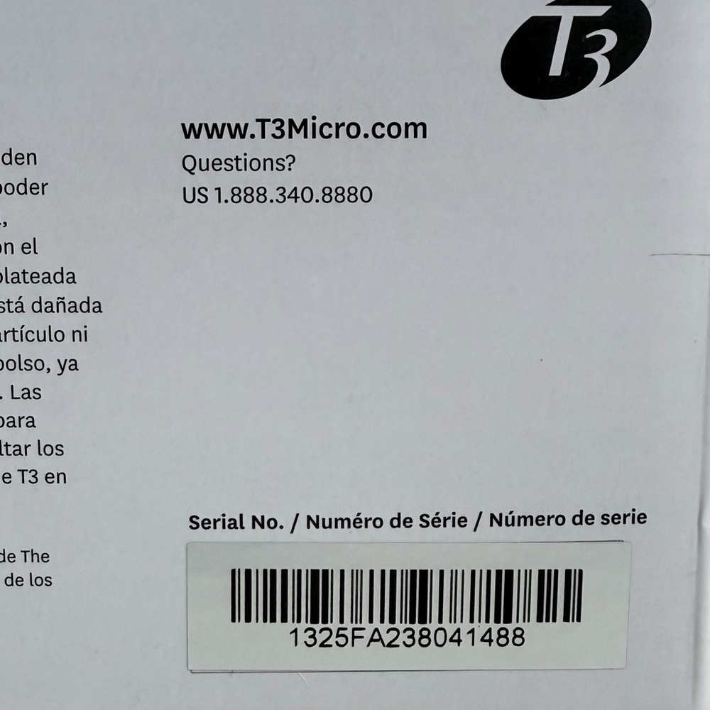 T3 Featherweight 3i Professional Hair Dryer Rose Gold NIB - Picture 6 of 6